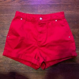 Red Guess Shorts